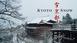 大雪の京都 Snowfall in Kyoto❄️｜2025年2月8日 清水寺 三年坂 二年坂 產寧坂 八坂の塔 高台寺 ねねの道 花見小路 建仁寺