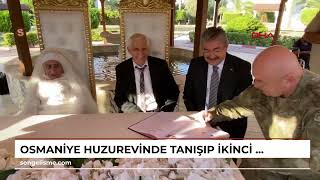 OSMANİYE Huzurevinde tanışıp ikinci baharlarına 'evet' dediler