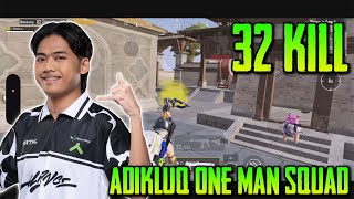 PUBG Mobile Malaysia : AdikLuq one man squad 32 killl!!!!!