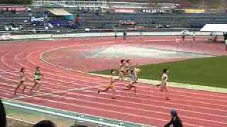 2010北信越高校新人陸上 女子200m決勝