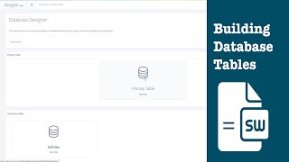 Building Database Tables on SpreadsheetWeb's No Code Platform