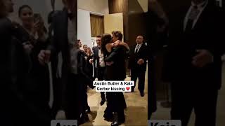 Kaia Gerber and Austin Butler kissing on Red Carpet ❤️ #kaiagerber #austinbutler #redcarpet #reels