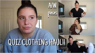 A/W QUIZ CLOTHING HAUL!!