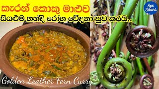 කැරන් කොකු මාලුව, karan koku curry, karan koku maluwa, bara koku,baru koku recipes, paththara koku