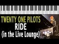 Tyler from Twenty One Pilots - Ride (in the Live Lounge) KARAOKE (Piano Instrumental)