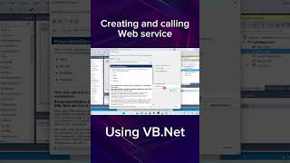 Web Service using VB.Net Tutorial #shorts #vbnet #webservice
