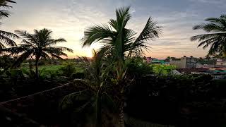 #nature Sun dusk view recorded in time lapse with 2.7k quality , மாலை மங்கும் நேரம்