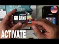 ✅  How To Activate Register Go Bank Personalized Prepaid Debit Card 🔴