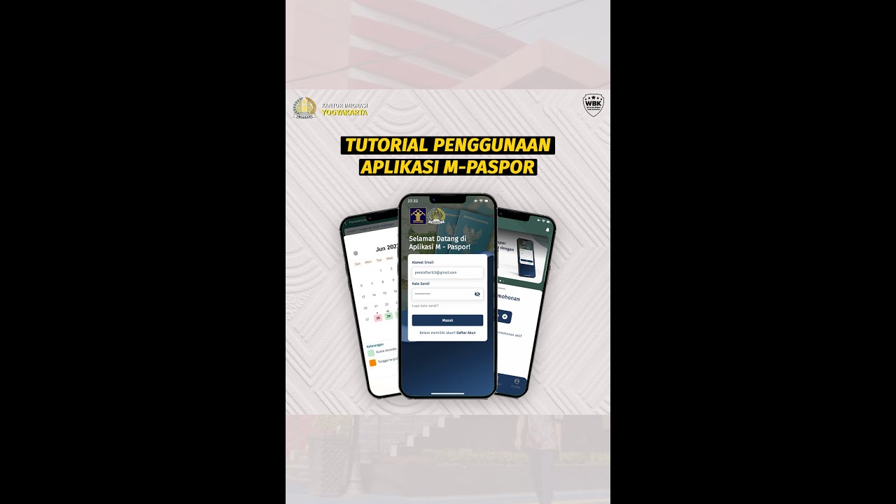Cara Mengajukan Permohonan Melalui M-Paspor - YouTube