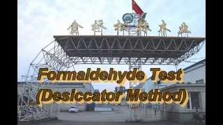 Formaldehyde Test (Desiccator Method)--songlinfloor