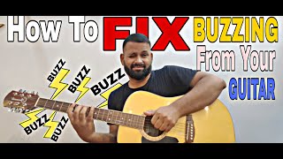 How To Fix Buzz Problem in Your Guitar | Fix Guitar String Rattling Problem | In Hindi