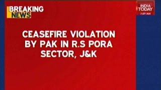 Pakistan Violates Ceasefire In R.S. Pura Sector In J&K
