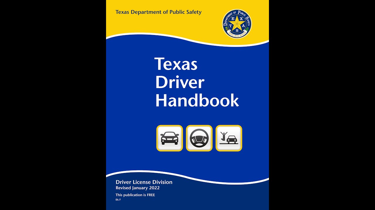 Texas Driver Handbook - Audio - 2022 - YouTube