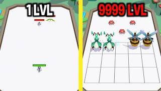 MAX LEVEL in Merge Master Insect Fusion Game Two Queen Bee Two Mantis