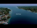 droning over the buka wharf with the dji mini 2 bougainville papua new guinea