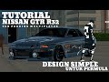 car parking multiplayer | TUTORIAL NISSAN GTR R32 DESIGN