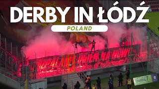 Derby in Lodz: LKS vs Widzew. Fans, Fights and Pyro in Poland 2024