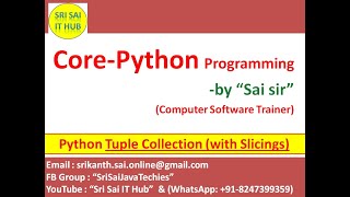 Python Tuple Collection with Slicing || Python Tuple Slicing || Python Slice Operator | Python | #92