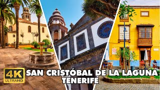 SAN CRISTÓBAL DE LA LAGUNA 🌞 Tenerife Spain 🇪🇸 | Walking Tour [4K UHD]