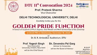 DTU GOLDEN PRIDE FUNCTION-2024 LIVE