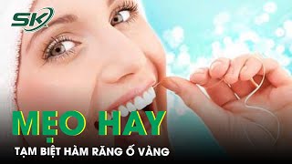 Tạm Biệt Hàm Răng Ố Vàng Với Những Mẹo Đánh Bay Cao Răng | SKĐS