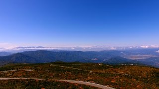 秋麗、錦秋の蔵王　【絶景空撮】 山形県上山市