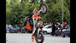 KTM EXC125 SUPERMOTO STUNTRIDING