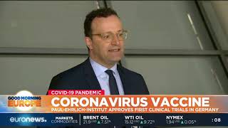 Coronavirus vaccine: Paul-Ehrlich-Institut approves first clinical trials in Germany