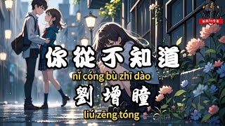 劉增瞳 - 你從不知道『你從不知道 我因為你而燃燒』【繁體拼音動態歌詞Lyrics】【CC字幕】