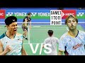 lee zii jia vs naraoka men's singles match (game1) 1 to 11 points #badminton #smash