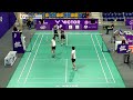 orléans masters badminton 2023 day 2 court 3 round of 32