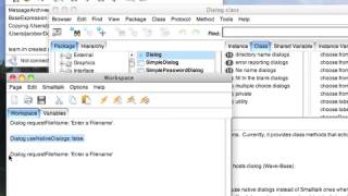 Tutorial: VisualWorks Core Libraries - File Dialogs