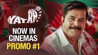 Yatra Now In Cinemas Promo 1 | Mammootty | Jagapathi Babu | Mahi V Raghav | YSR Biopic