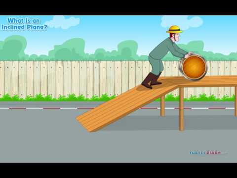 How does using a ramp make work easier?