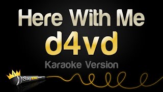 d4vd - Here With Me (Karaoke Version)