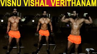 Vishnu Vishal Verithanam Workout for Mohandas Moive