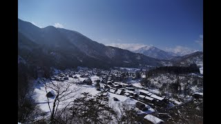 山と自然と故郷の写真動画　20250201　白川郷　午前の雪景色