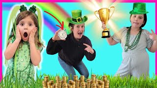 LEPRECHAUN SCAVENGER HUNT! 🌈 Fun St. Patrick's Day Challenge for Kids 2025! 🍀