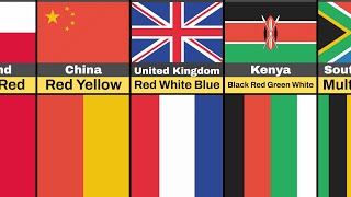 🎨 Hidden Meanings of Colors on Flags (By Country)