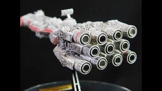 スターウォーズビークルモデルBLOCKADE RUNNER②　塗装します