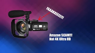 Amazon Scam: fake 4K camera