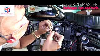 Bullet bike BS4 standard model without battery kese start kare