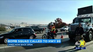 Bomb squad called to HWY 99