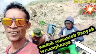 Mancing di waduk semantok !! Banyak tersangkanya ikan campuran