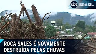 Roca Sales fica praticamente destruída após chuvas no RS  | SBT Brasil (04/05/24)