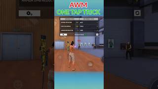 AWM One Tap Headshot Trick 🔥 #freefire #oneshotindia #shorts