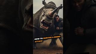 How to Survive a Rhino Attack. #rhino #attack #survival #rhinoceros #survivalskills #howto #survive