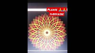 Drawing a Flower With Python!! (Turtle Module) #shorts #Python Turtle