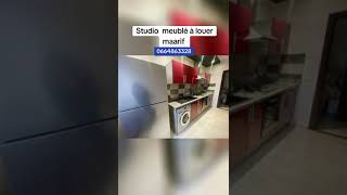 Studio  meublé à louer maarif