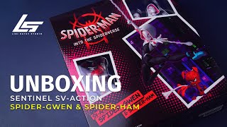 Sentinel SV-Action Spider-Gwen \u0026 Spider-Ham | Unboxing